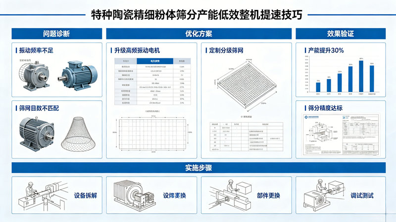 特種陶瓷精細(xì)粉體篩分產(chǎn)能低效整機(jī)提速實(shí)操技巧與選型采購(gòu)指南